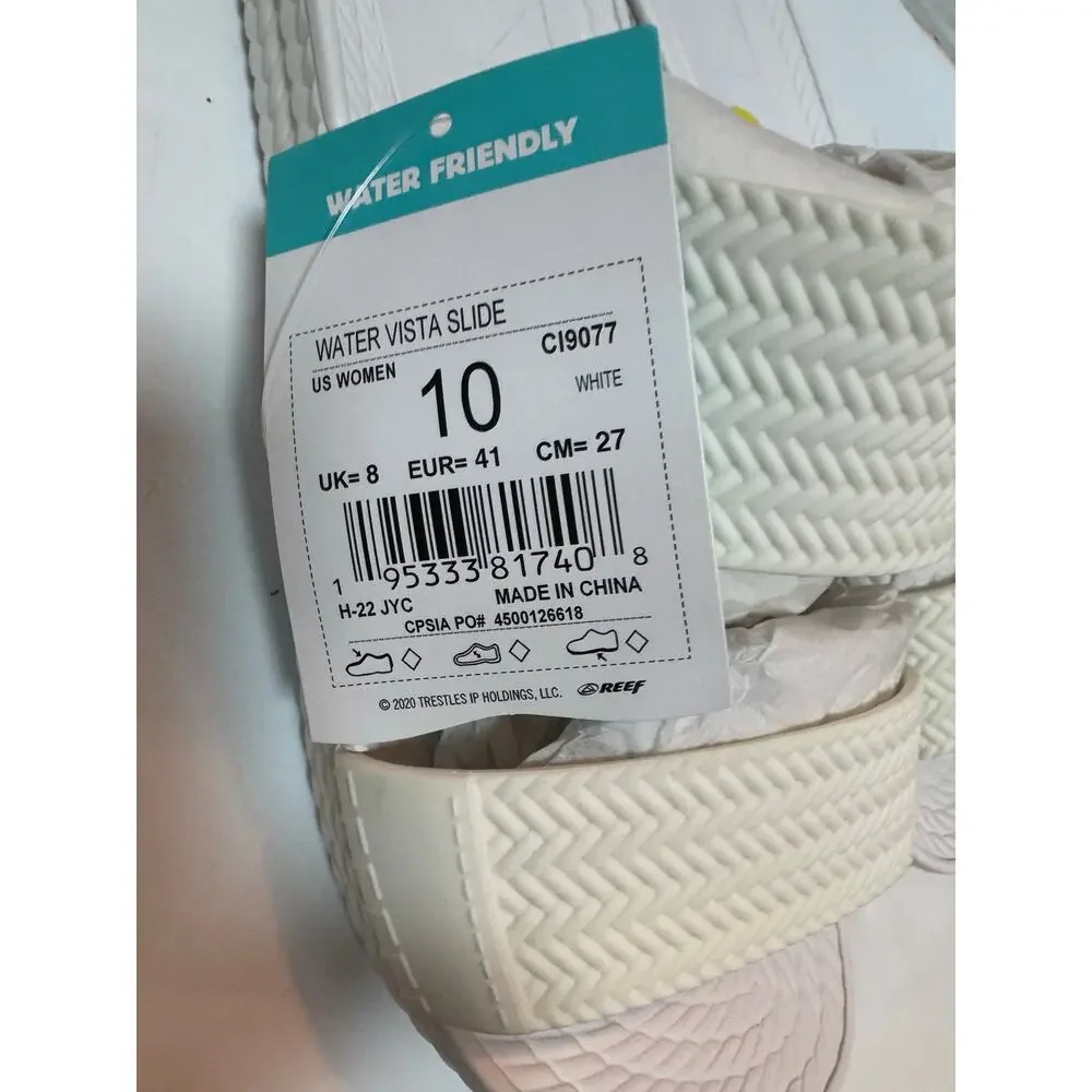 REEF Women's Water Vista Slide Platform Slides sandals size 10 nwob